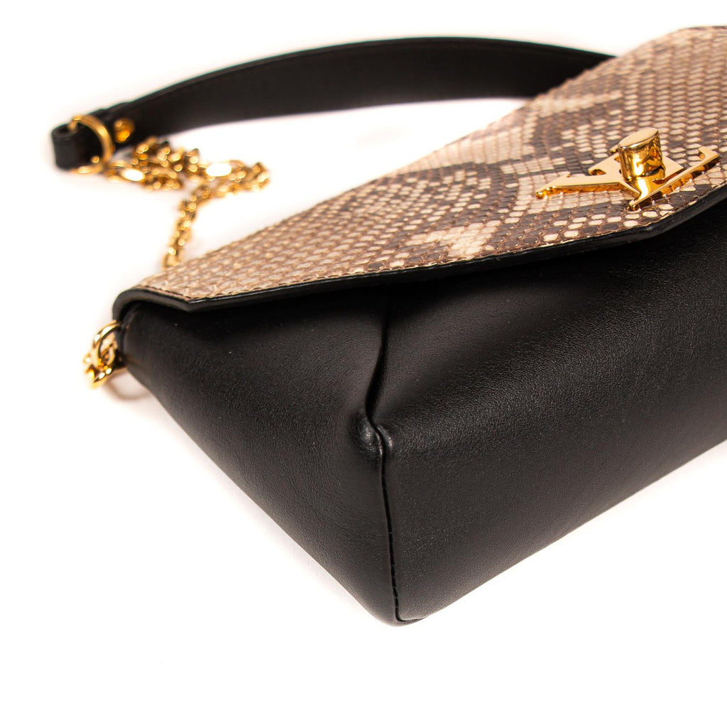 Louis Vuitton LockMe Snake Skin Small Shoulder Bag Bags Louis Vuitton - Shop authentic new pre-owned designer brands online at Re-Vogue