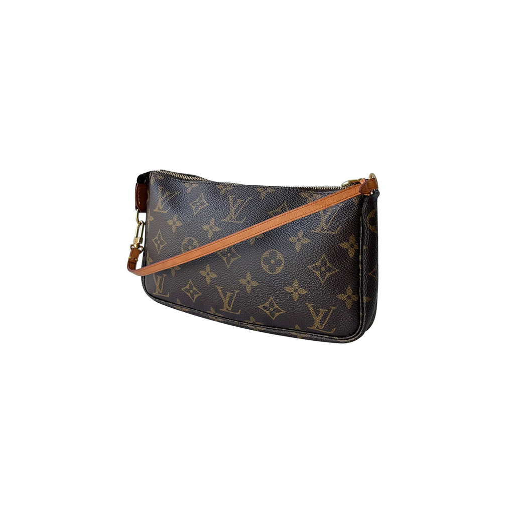 LOUIS VUITTON Small Reversible Double Zip Pochette Crossbody in