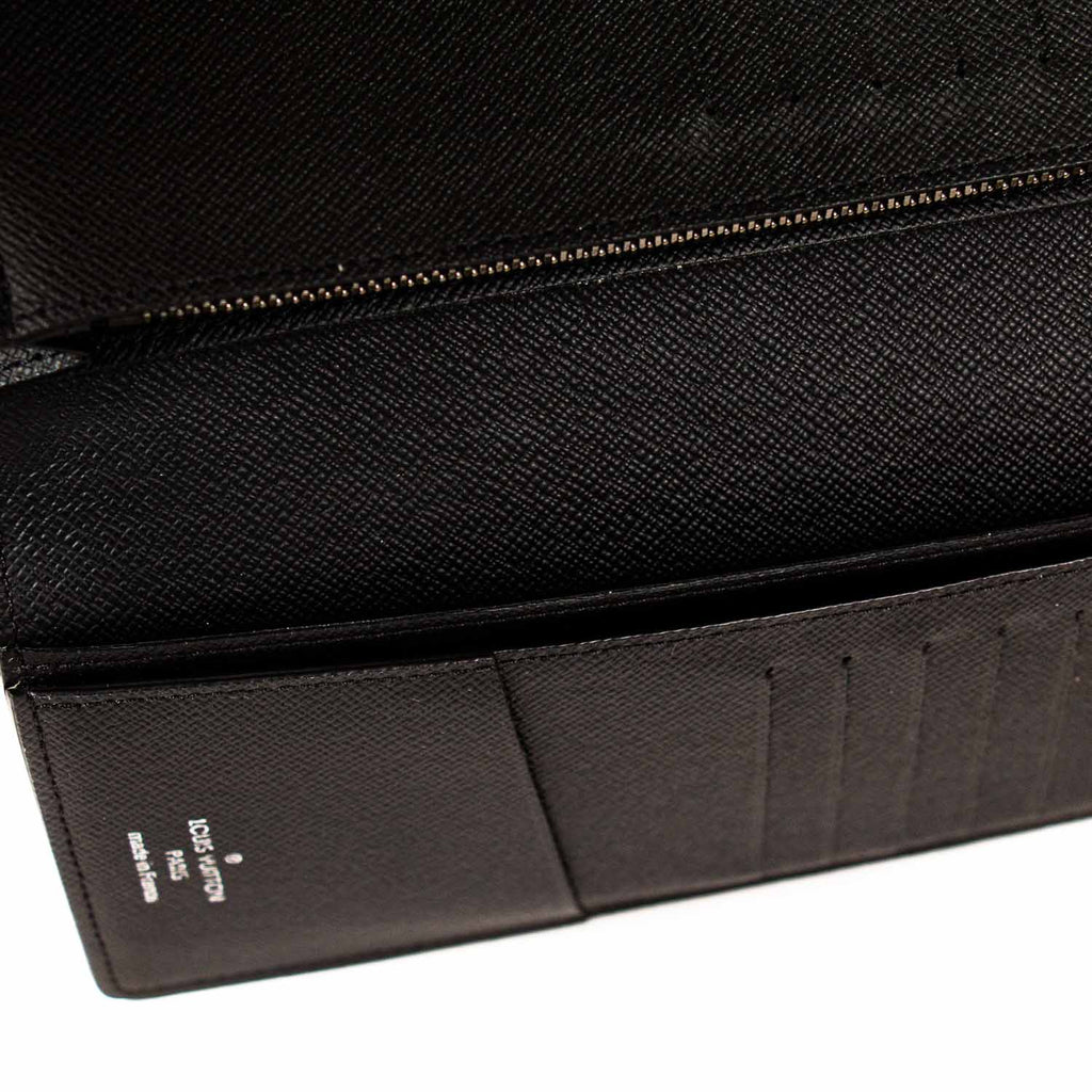 Louis Vuitton - Monogram Eclipse Brazza Continental Wallet