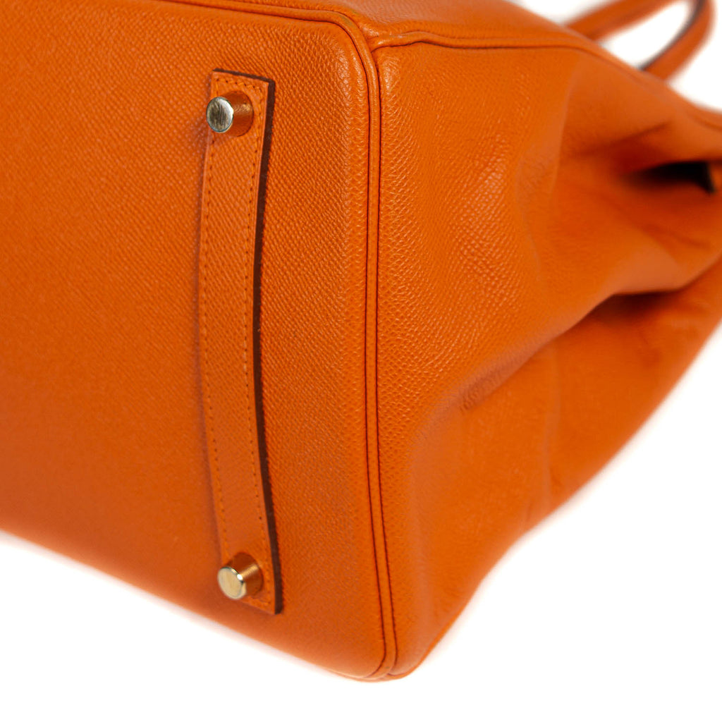 Hermès Birkin 35 Feu D'Orange Epsom Bags Hermès - Shop authentic new pre-owned designer brands online at Re-Vogue