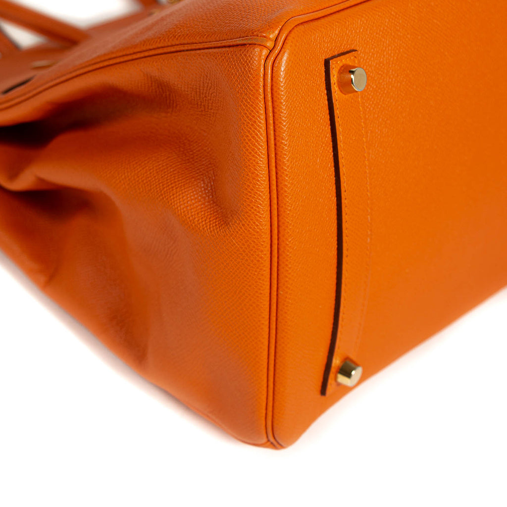 Hermès Birkin 35 Feu D'Orange Epsom Bags Hermès - Shop authentic new pre-owned designer brands online at Re-Vogue