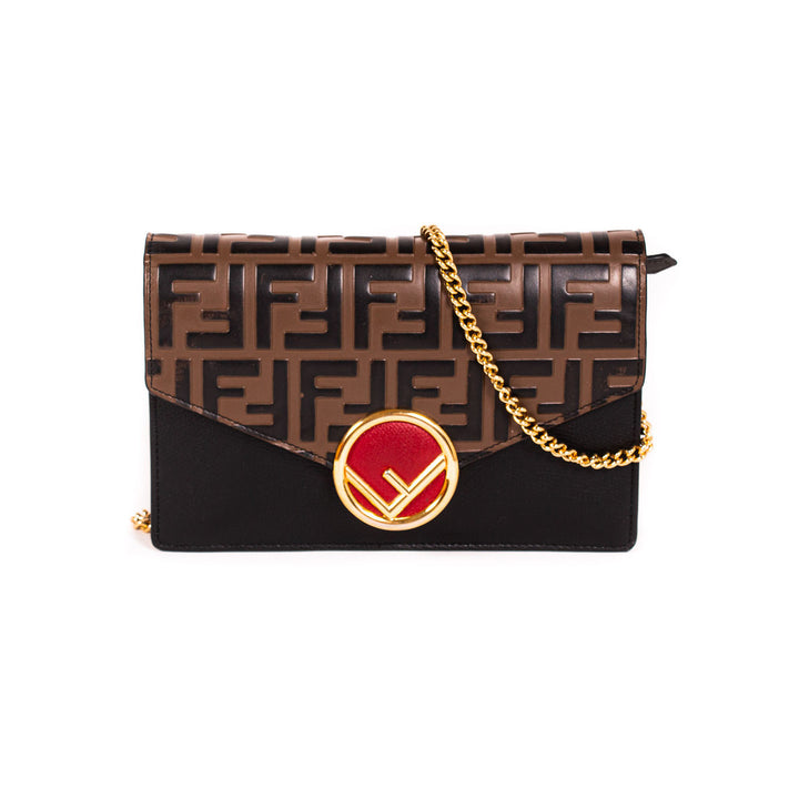 Fendi Double FF Wallet on Chain Bags Fendi - Shop authentic new pre-owned designer brands online at Re-Vogue