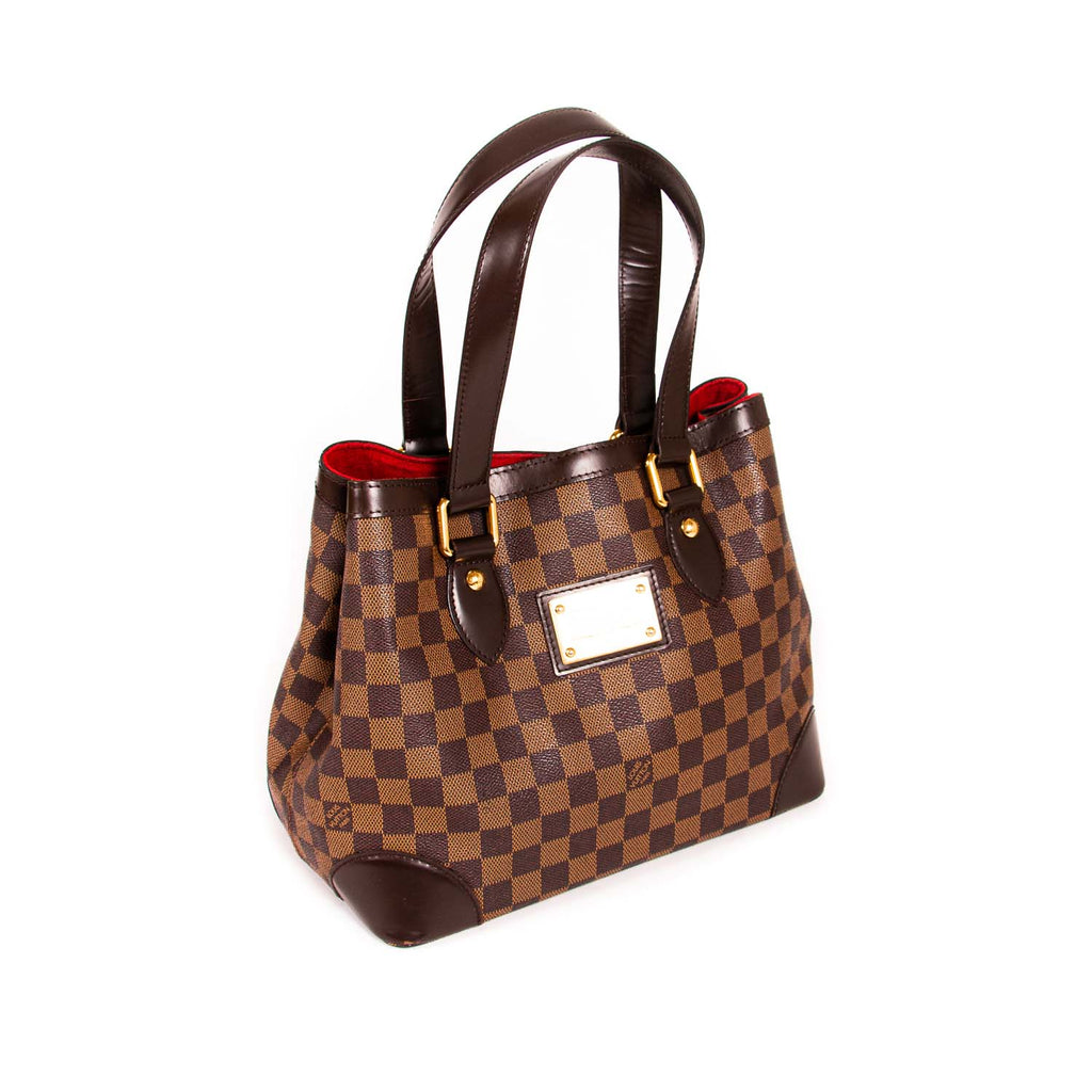 Pre-Owned Louis Vuitton Hampstead Damier Ebene GM Tote Bag 