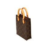 💯% Authentic LV Monogram Sac Plat Tote Bag with Shoulder Strap