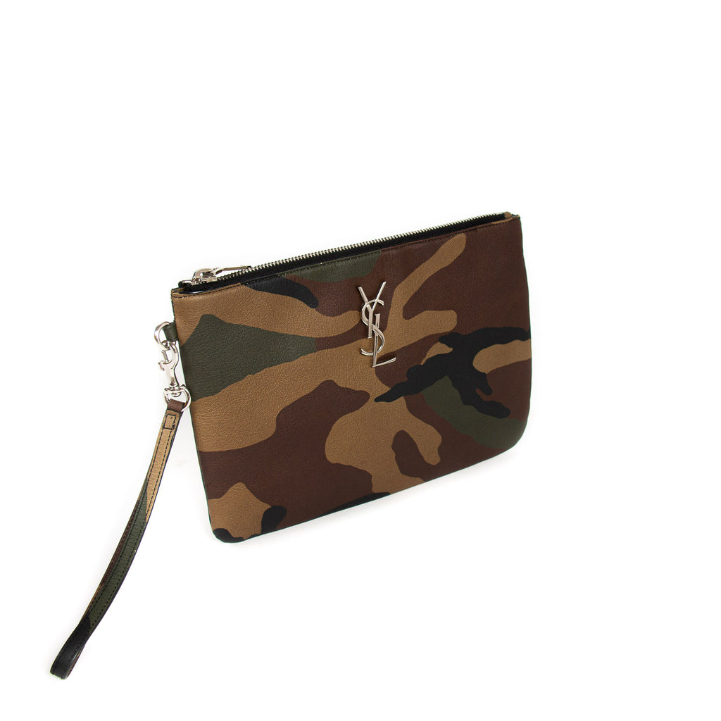 Saint Laurent Camouflage Pouch