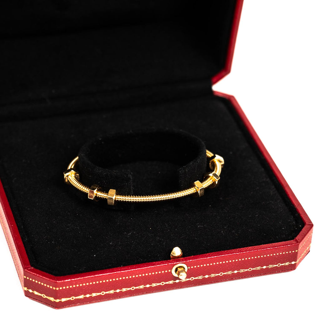 Cartier Yellow Gold Écrou De Cartier Bracelet