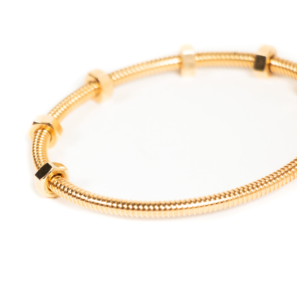 Cartier Yellow Gold Écrou De Cartier Bracelet