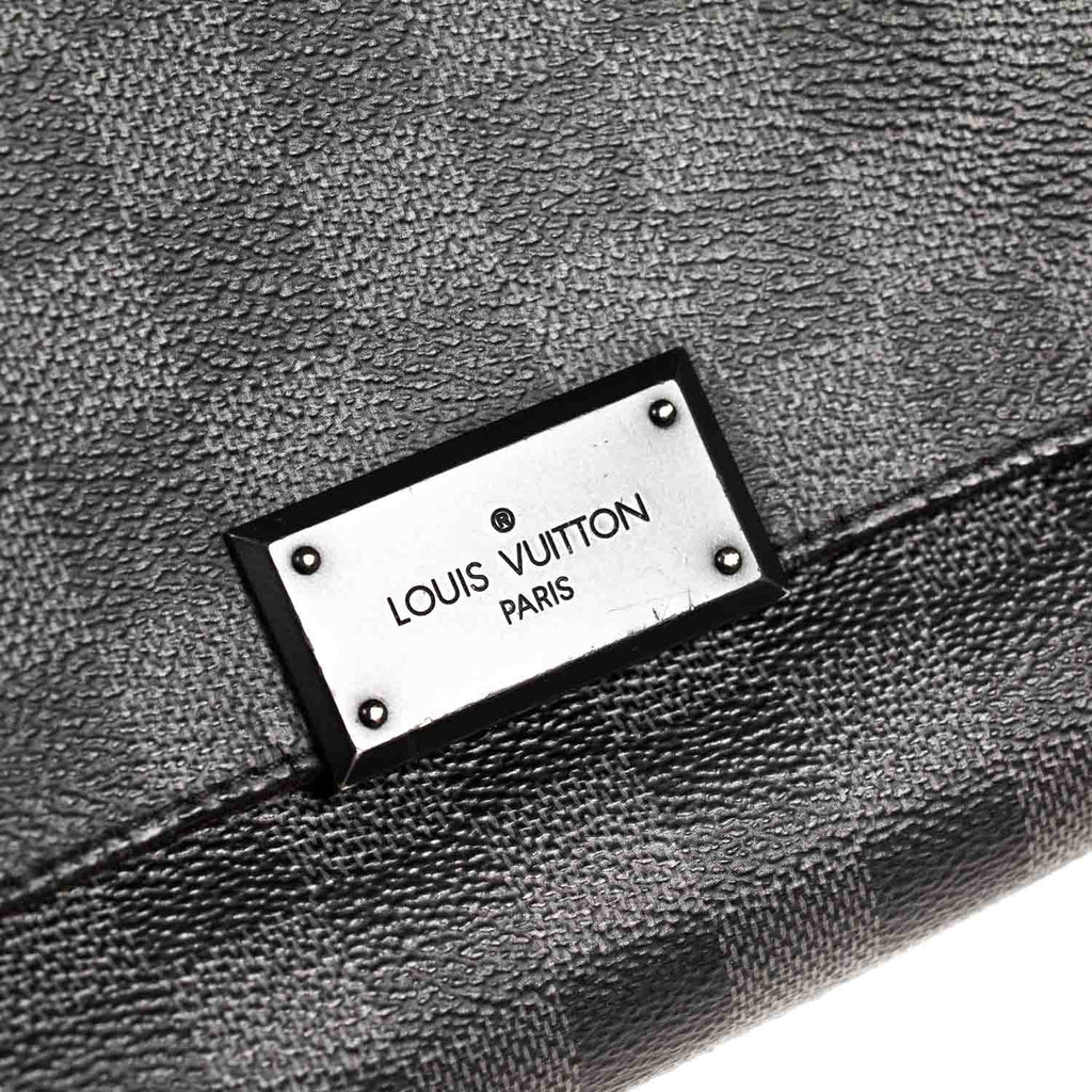 Shop authentic Louis Vuitton Damier Graphite District PM at
