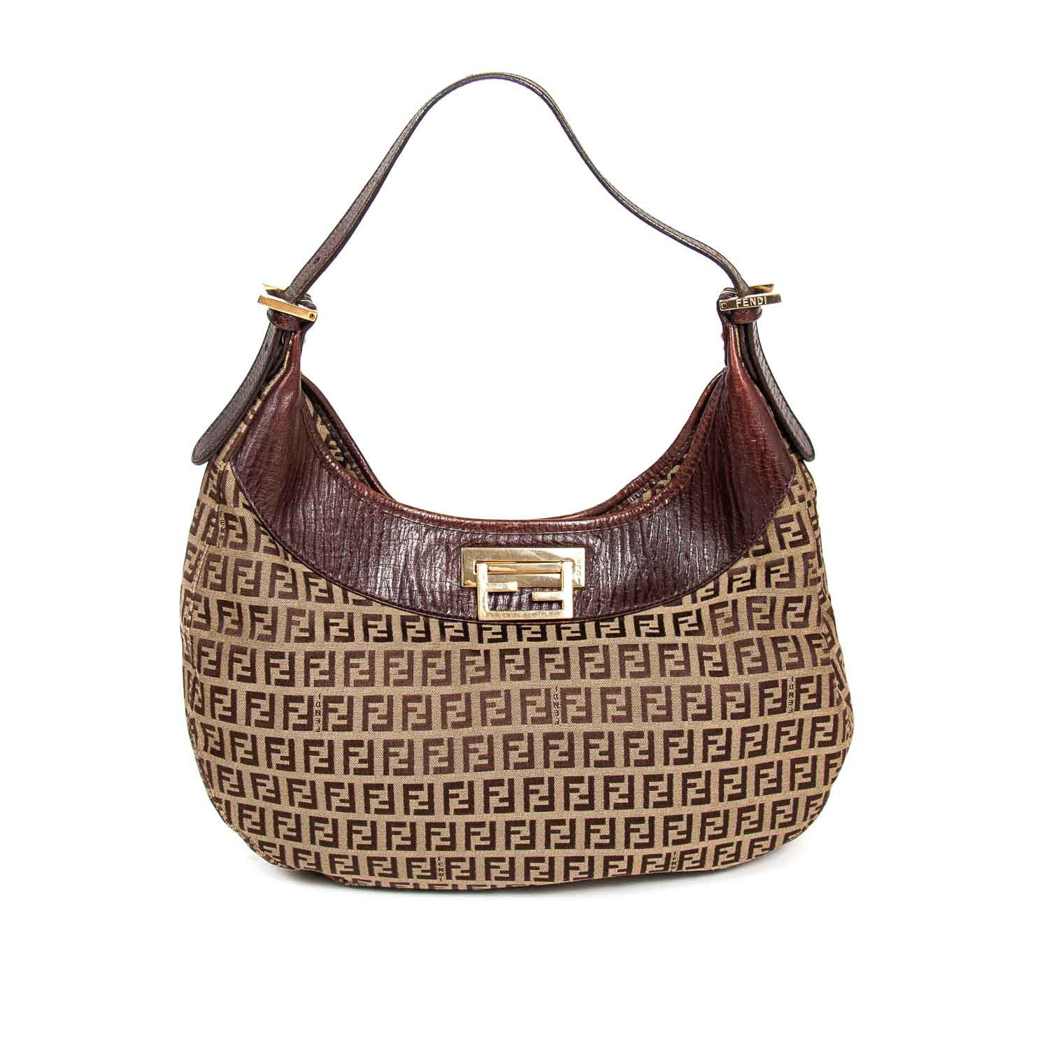 Shop Authentic Fendi Vintage Zucca Hobo Bag At Revogue For Just Usd 335.00