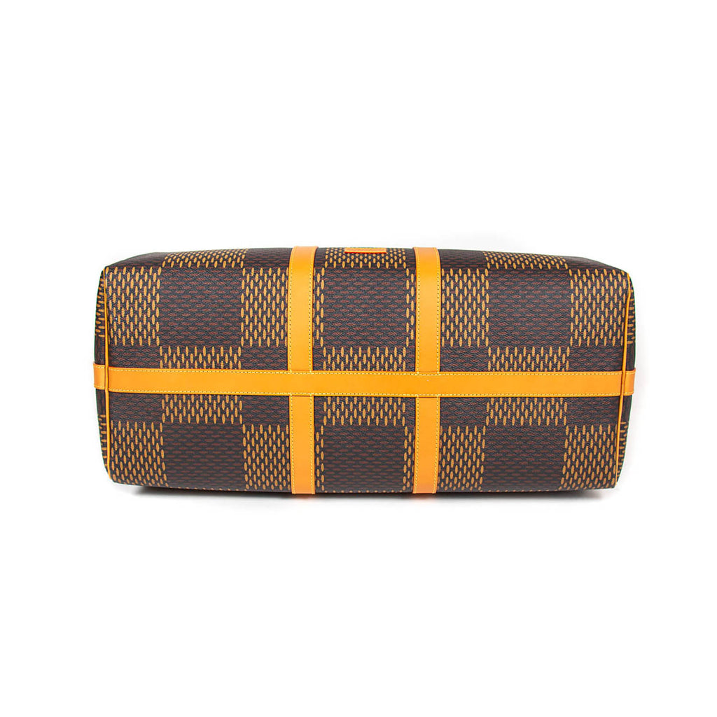 Louis Vuitton x Nigo Reverse Monogram Striped Keepall Bandouliere 50 –  Madison Avenue Couture