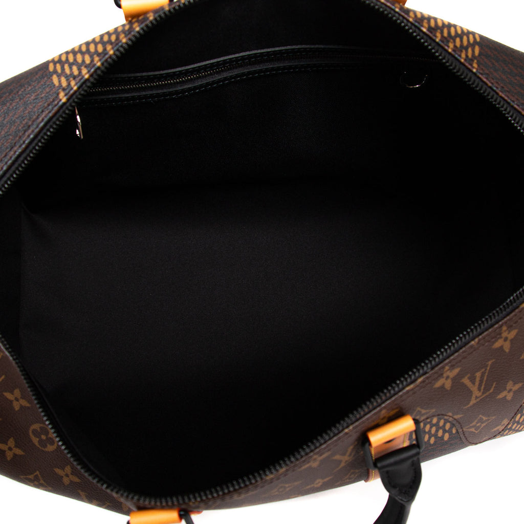 Louis Vuitton x Nigo Reverse Monogram Striped Keepall Bandouliere 50 –  Madison Avenue Couture