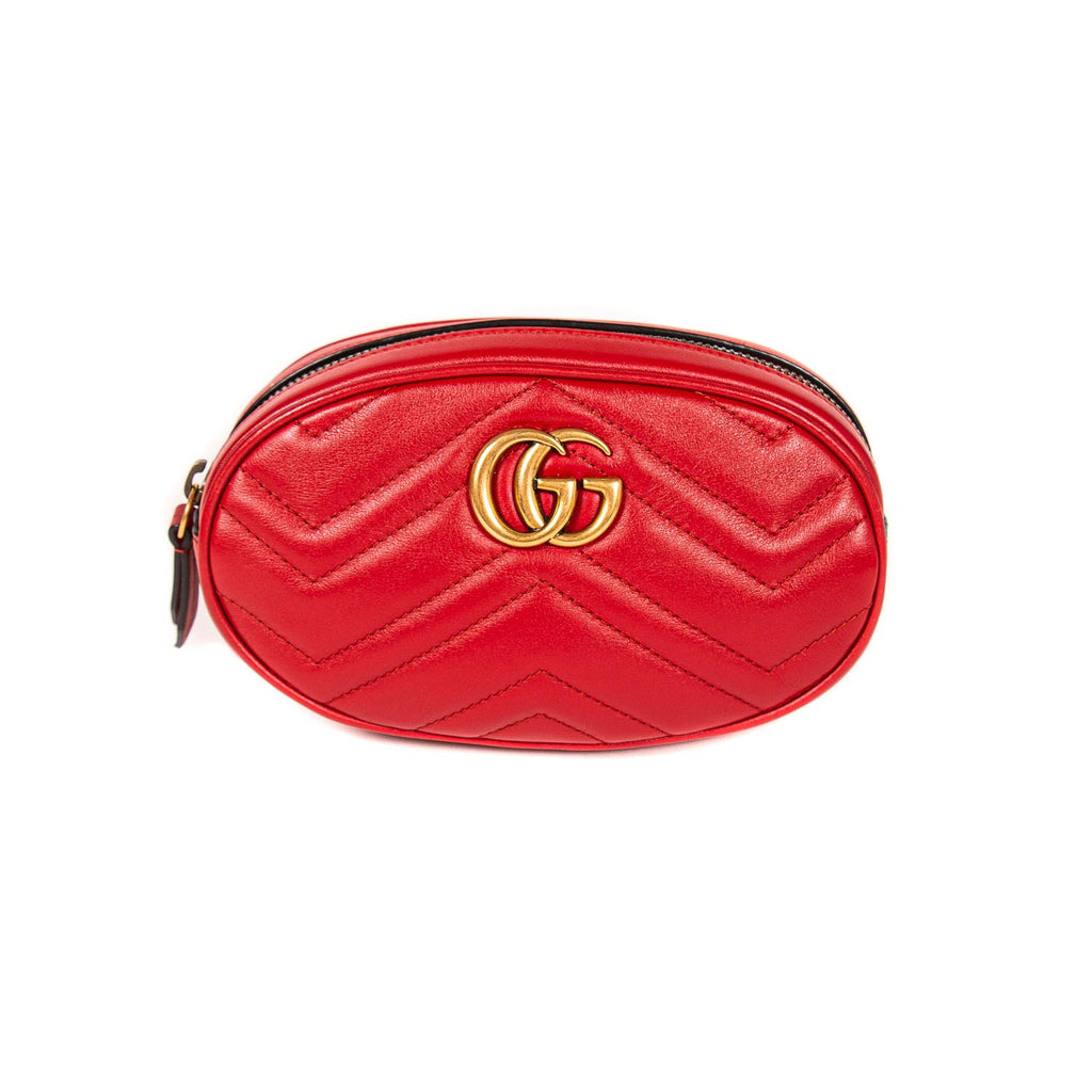 Gucci Marmont Matelassé Leather Belt Bag