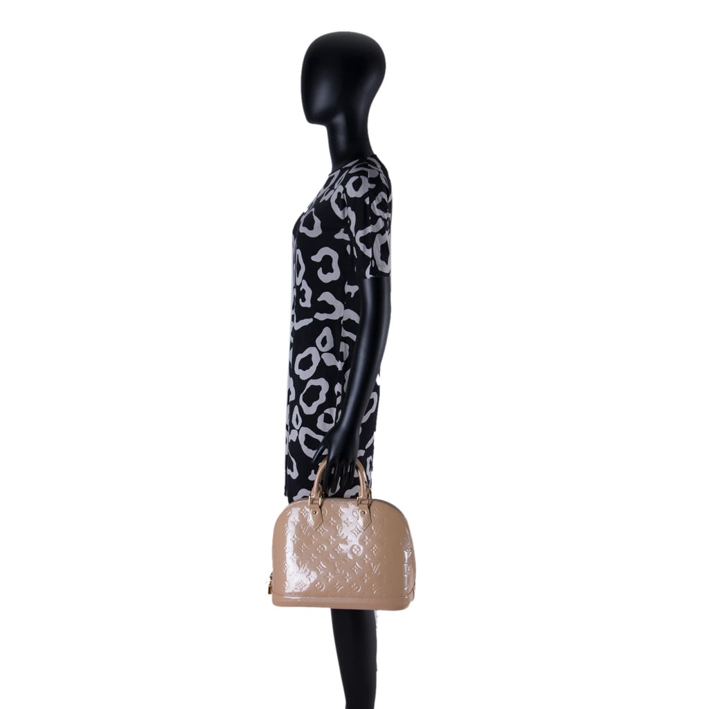 Louis Vuitton Alma Handbag Monogram Vernis PM at 1stDibs