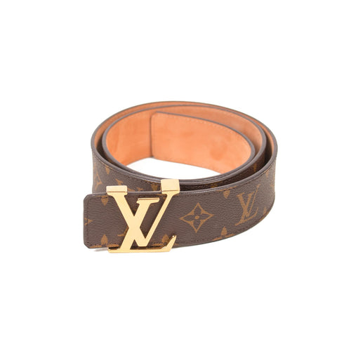 LOUIS VUITTON Damier Azur LV Initiales Belt 90 36 1277494