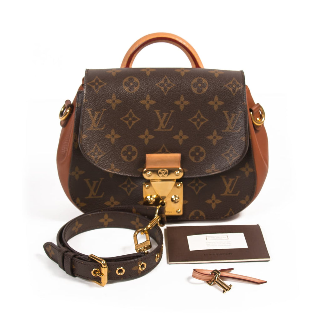 LOUIS VUITTON MONOGRAM CANVAS EDEN PM PISTACHE W/LONG MONOGRAM