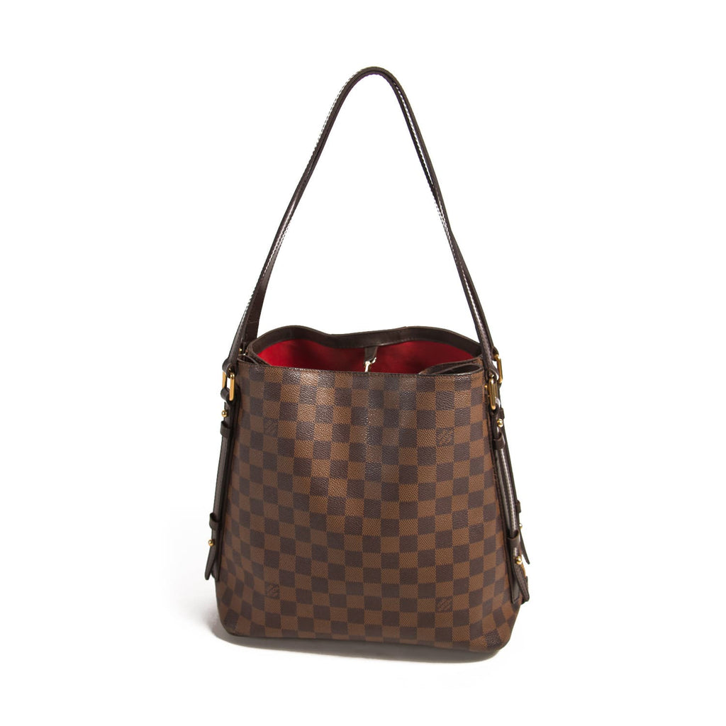 Pre-Owned Louis Vuitton Rivington Damier EbeneM Brown 