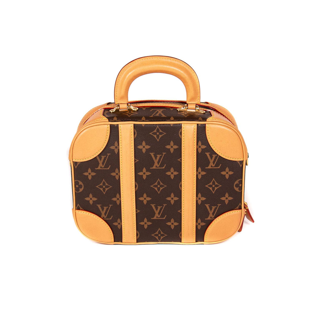 LOUIS VUITTON  MONOGRAM VALISETTE MINI LUGGAGE PM IN COATED