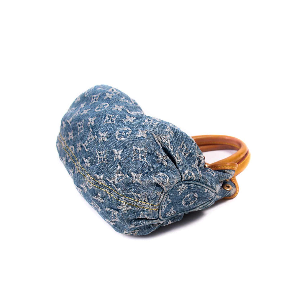Pleaty handbag Louis Vuitton Multicolour in Denim - Jeans - 33033528