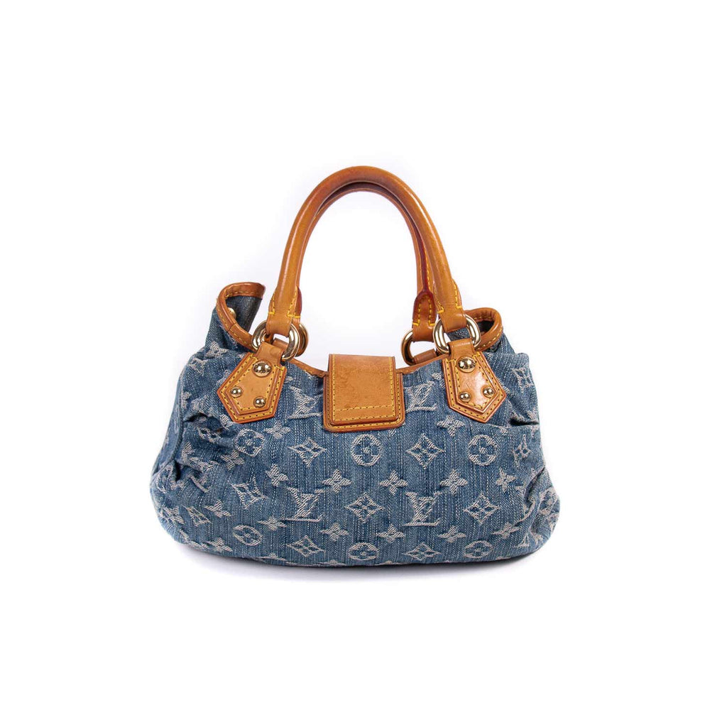 Louis Vuitton Vintage - Monogram Denim Pleaty Handbag - Denim - Leather  Handbag - Luxury High Quality - Avvenice