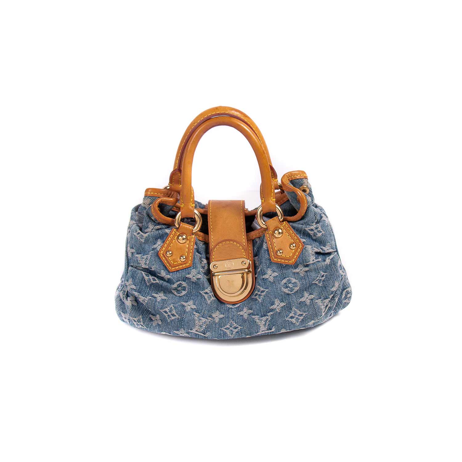 Louis-Vuitton-Monogram-Denim-Pleaty-Hand-Bag-Blue-M95020 – dct-ep_vintage  luxury Store