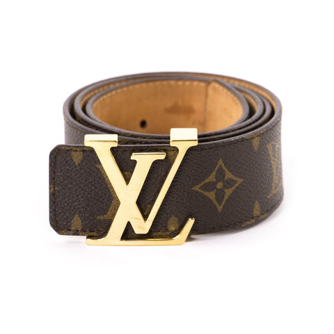 LOUIS VUITTON M9609 DamierAzur LV Ceinture Initial Pin buckle belt