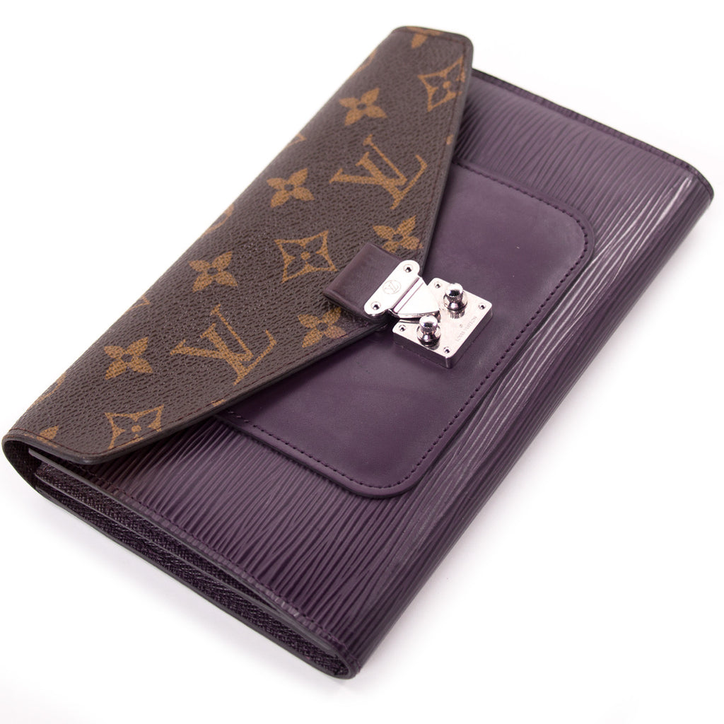 Brown Louis Vuitton Monogram Epi Marie-Rose Wallet