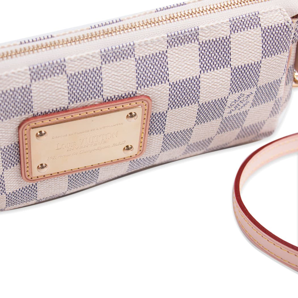 Louis Vuitton Damier Azur Eva Clutch Bags Louis Vuitton - Shop authentic new pre-owned designer brands online at Re-Vogue