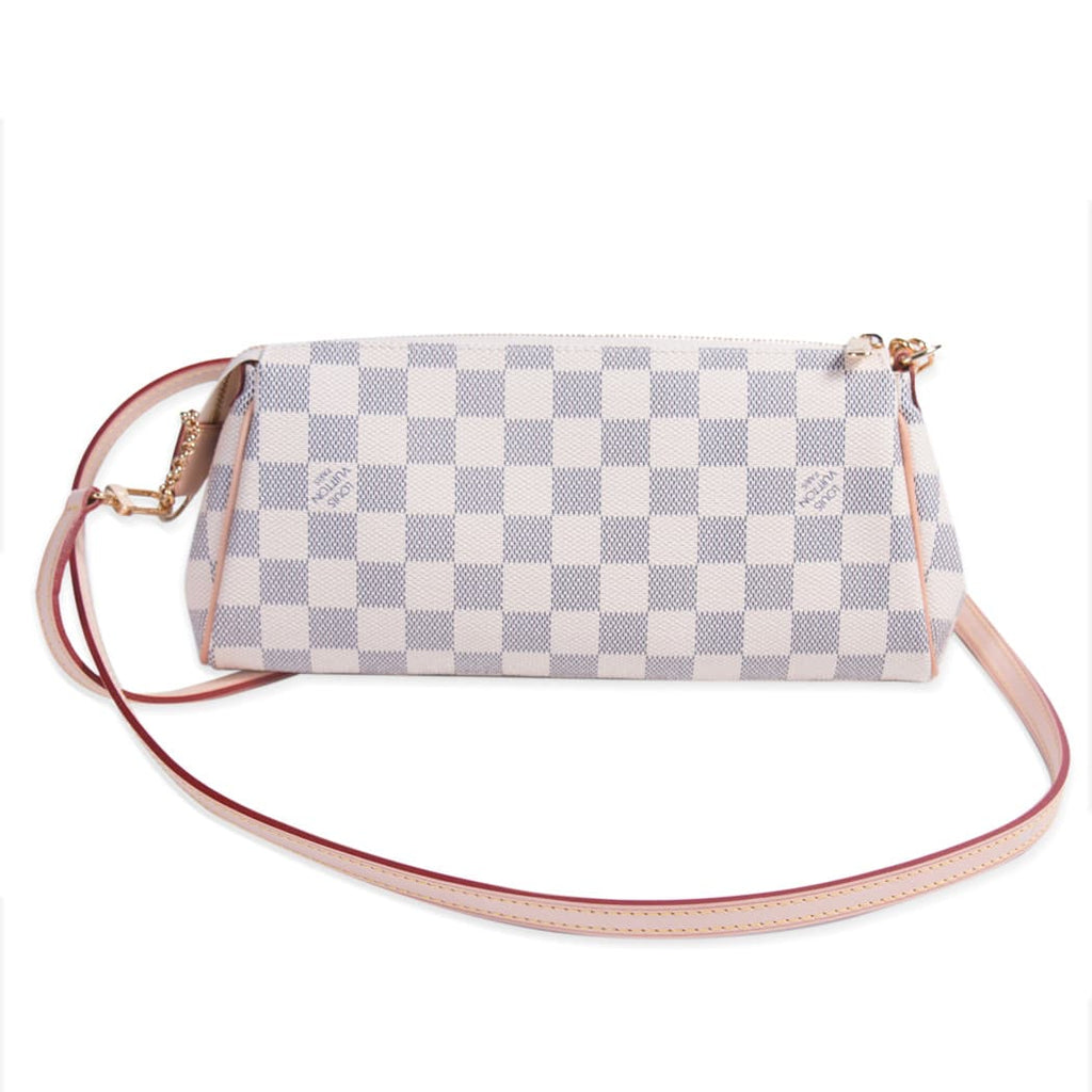 Louis Vuitton Damier Azur Eva Clutch Bags Louis Vuitton - Shop authentic new pre-owned designer brands online at Re-Vogue