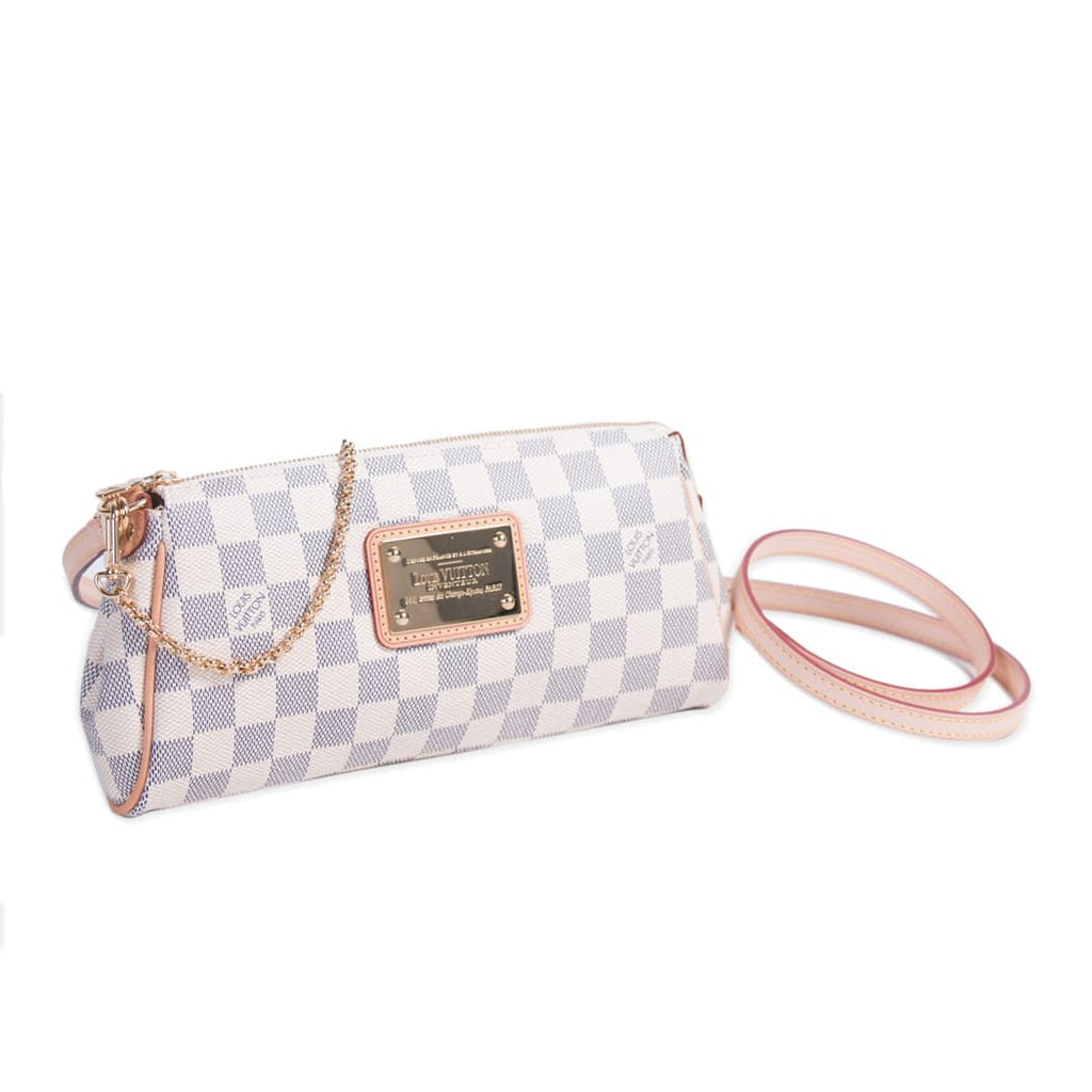 Louis Vuitton Damier Azur Eva Clutch Bags Louis Vuitton - Shop authentic new pre-owned designer brands online at Re-Vogue