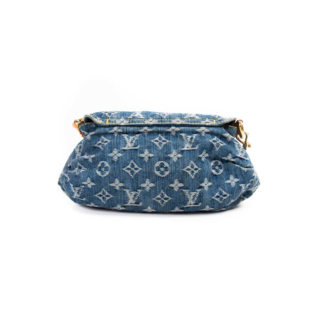 Louis Vuitton Denim Blue Mini Pleaty (Authentic Pre Owned