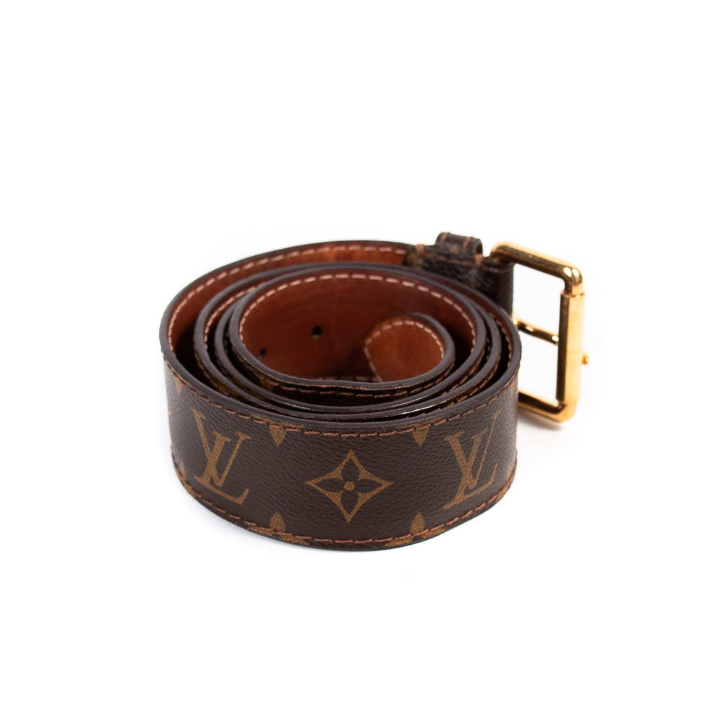 Louis Vuitton Monogram Double Buckle Belt - Farfetch