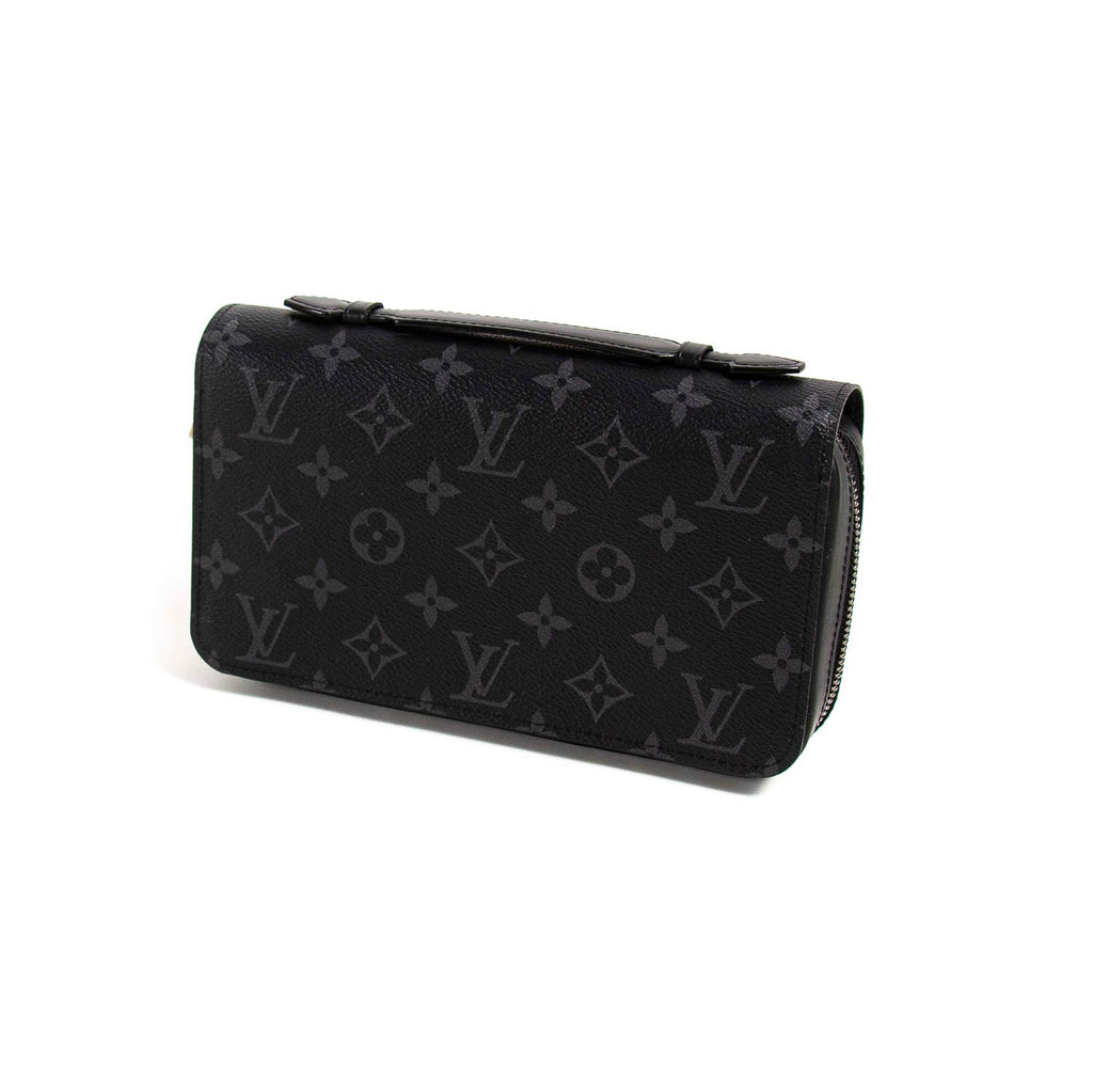 Louis Vuitton Zippy XL Monogram Eclipse Continental Zip Wallet on