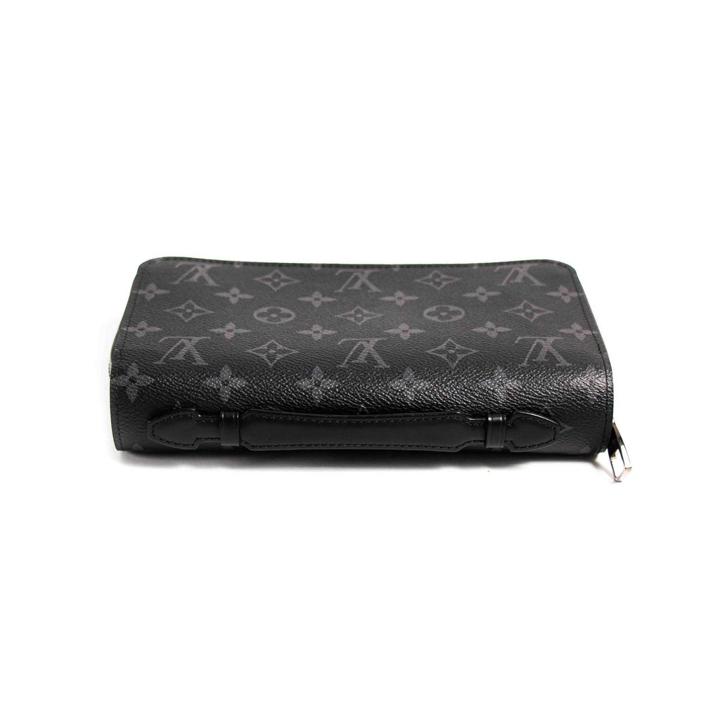 Louis Vuitton Zippy XL Wallet Black Monogram Eclipse - Allu USA