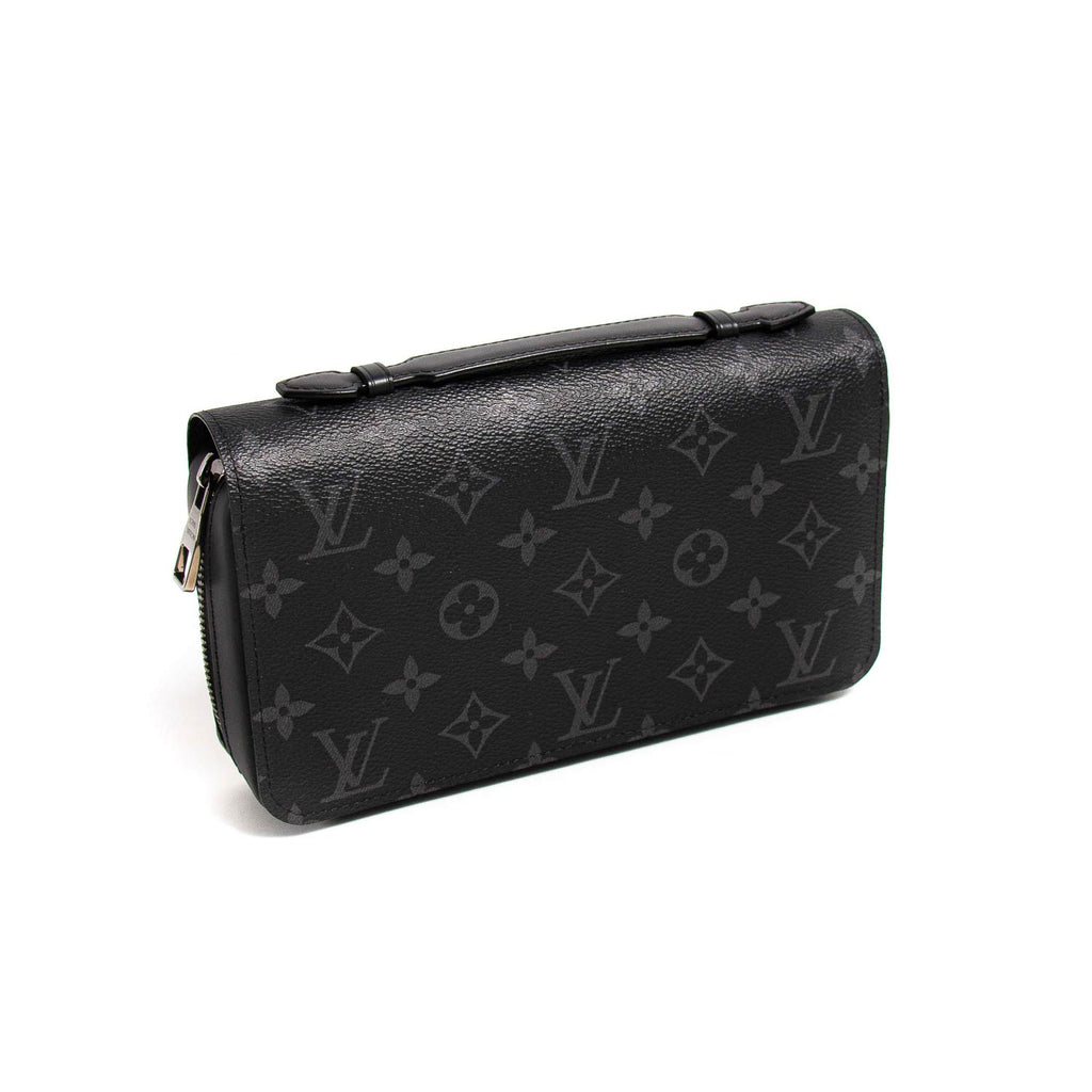 Louis Vuitton Zippy Xl Black Canvas Wallet (Pre-Owned)