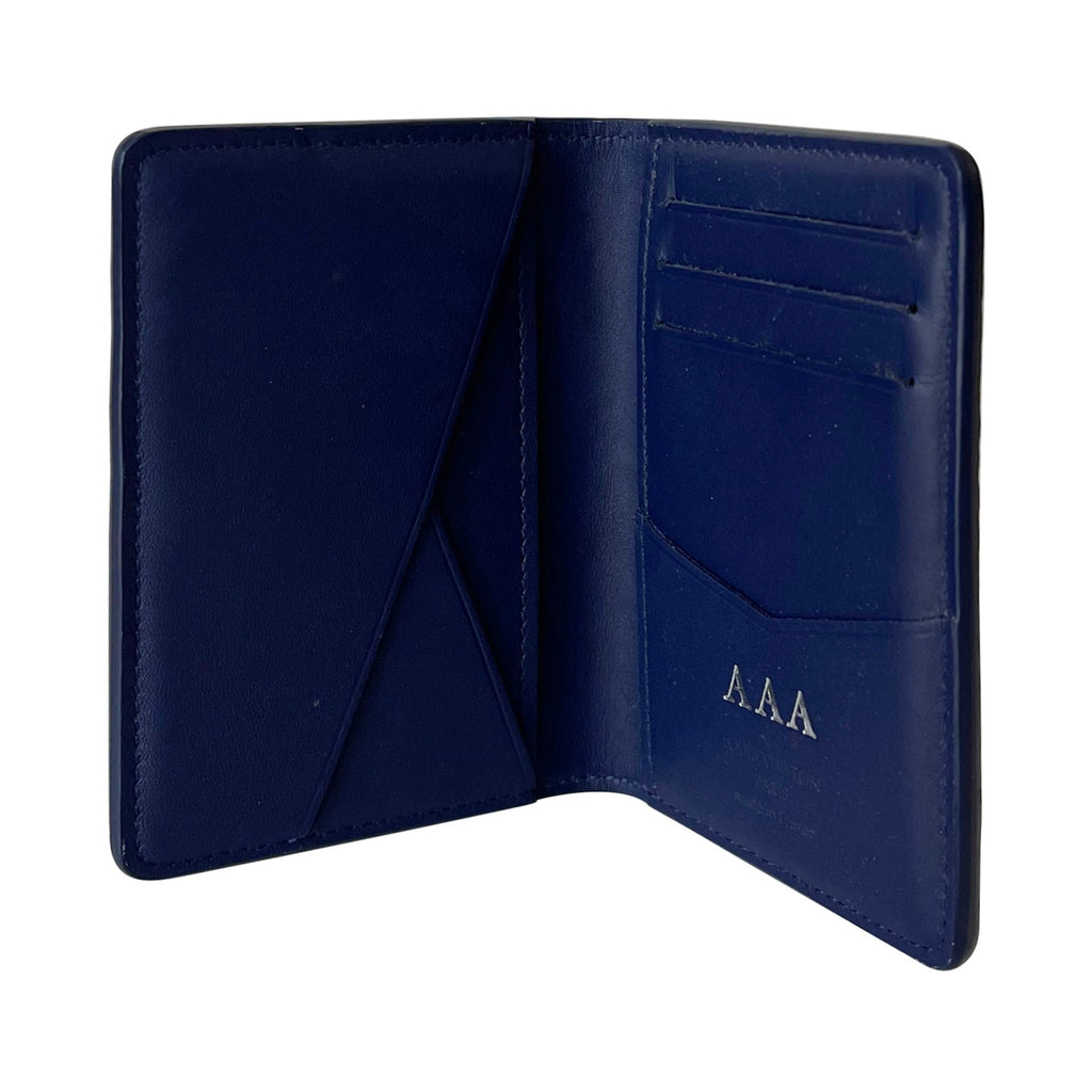 Louis Vuitton Slender Wallet Bandana (8 Card Slot) Monogram Bleached Blue