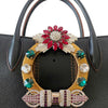 Miu Miu Madras Embellished Shoulder Bag