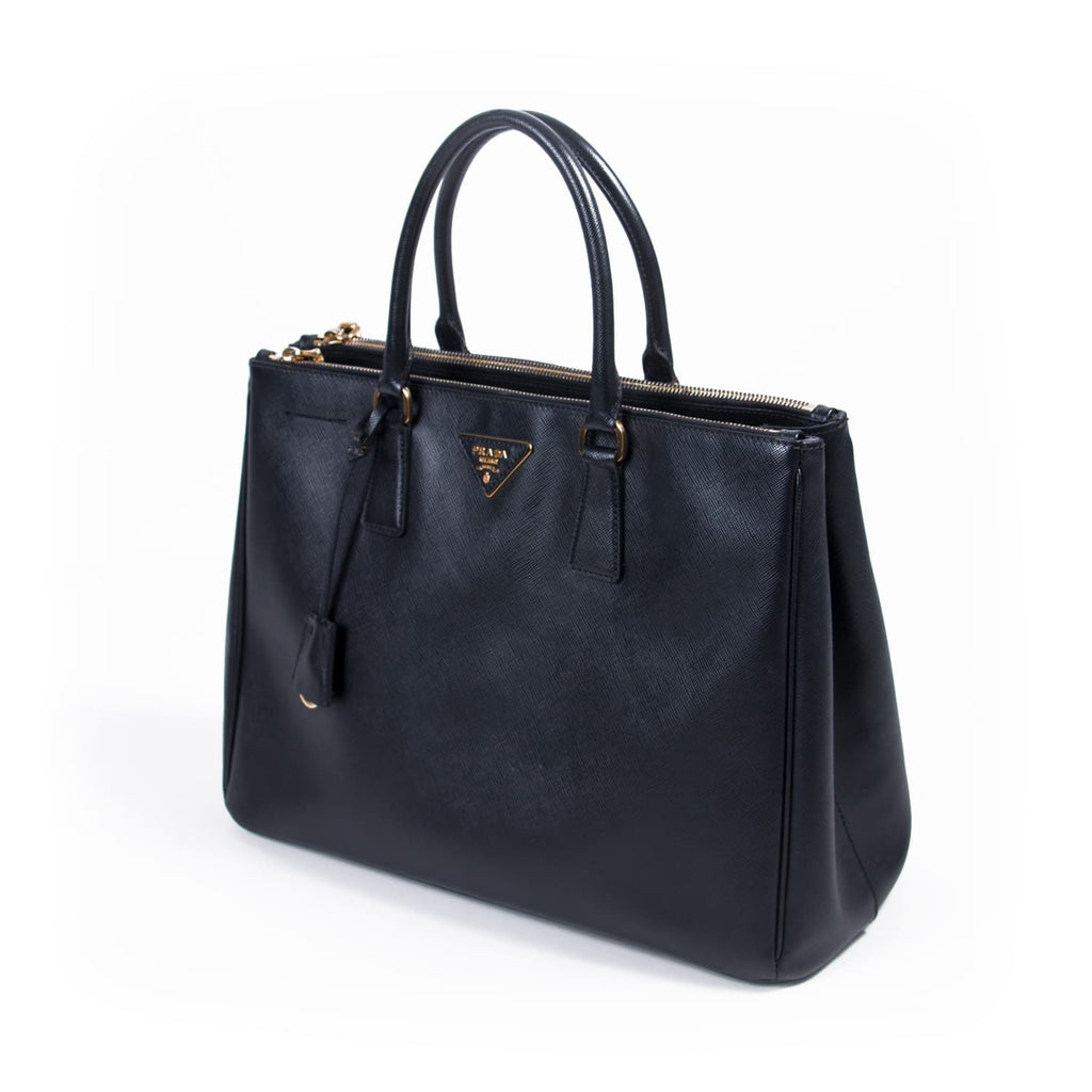 PRADA Saffiano Large Galleria Double Zip Tote Argilla 1275319