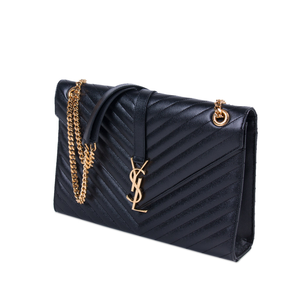 Saint Laurent Monogram Envelope Large Bag Bags Yves Saint Laurent - Shop authentic new pre-owned designer brands online at Re-Vogue