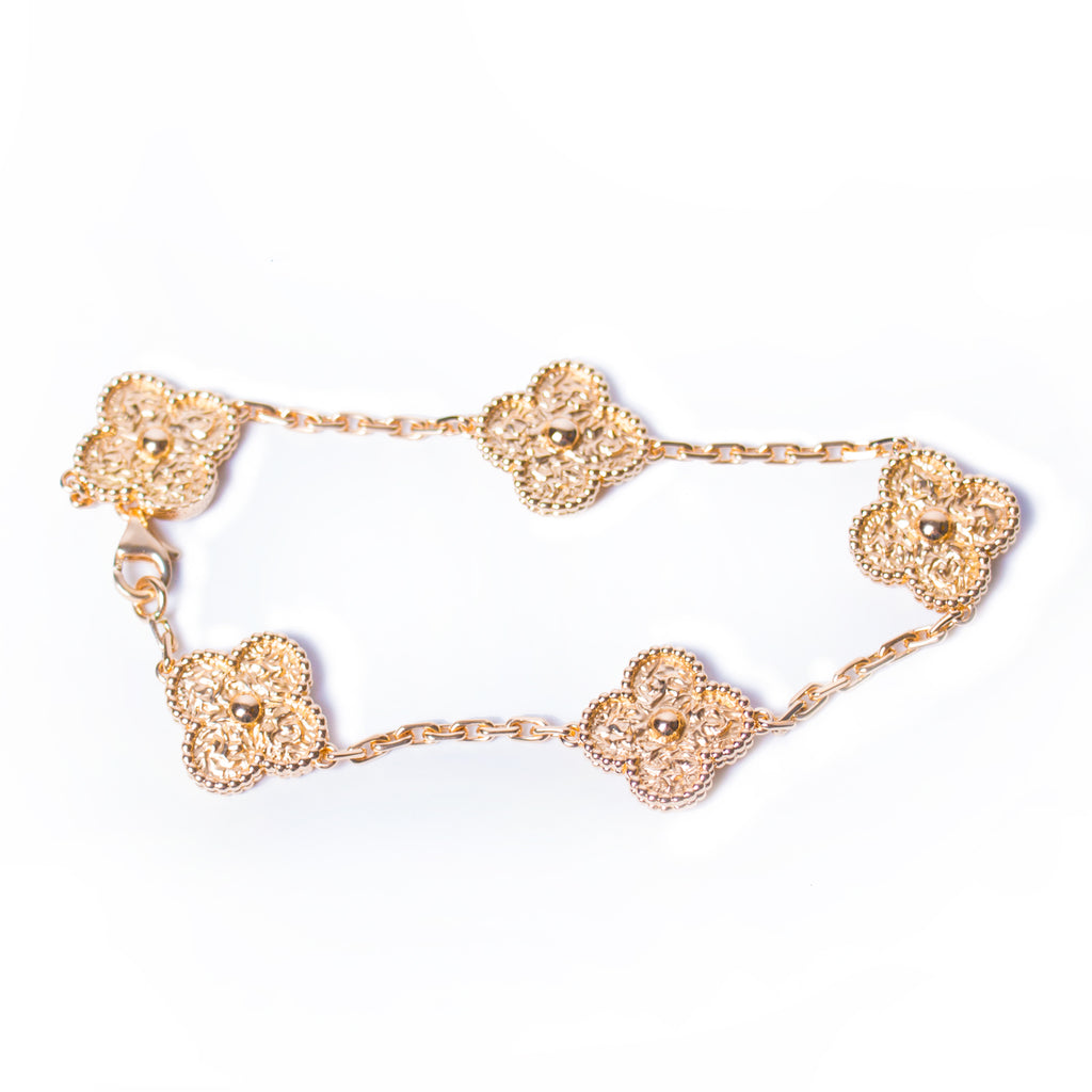 Van Cleef & Arpels Alhambra 5 Motifs Bracelet Accessories Van Cleef & Arpels - Shop authentic new pre-owned designer brands online at Re-Vogue