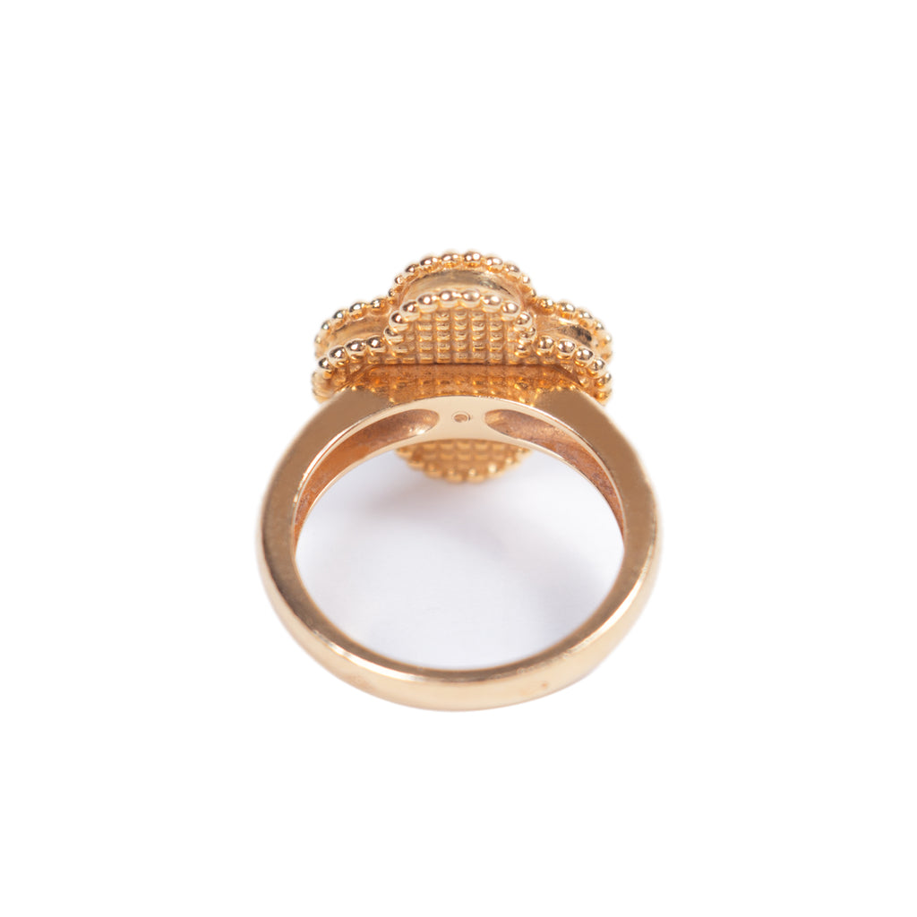 Van Cleef & Arpels Alhambra Diamond Ring Accessories Van Cleef & Arpels - Shop authentic new pre-owned designer brands online at Re-Vogue