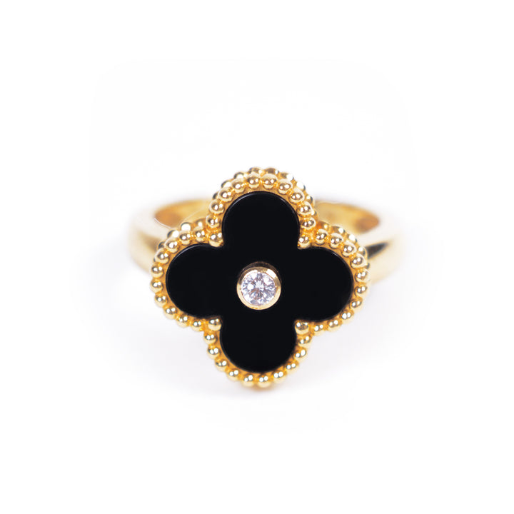 Van Cleef & Arpels Alhambra Diamond Ring Accessories Van Cleef & Arpels - Shop authentic new pre-owned designer brands online at Re-Vogue