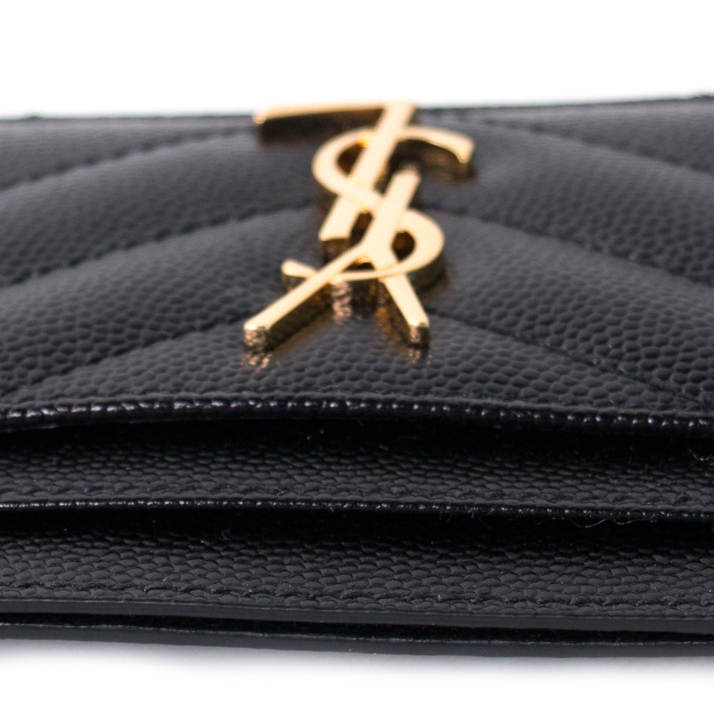 Saint Laurent Monogram Card Holder Accessories Yves Saint Laurent - Shop authentic new pre-owned designer brands online at Re-Vogue