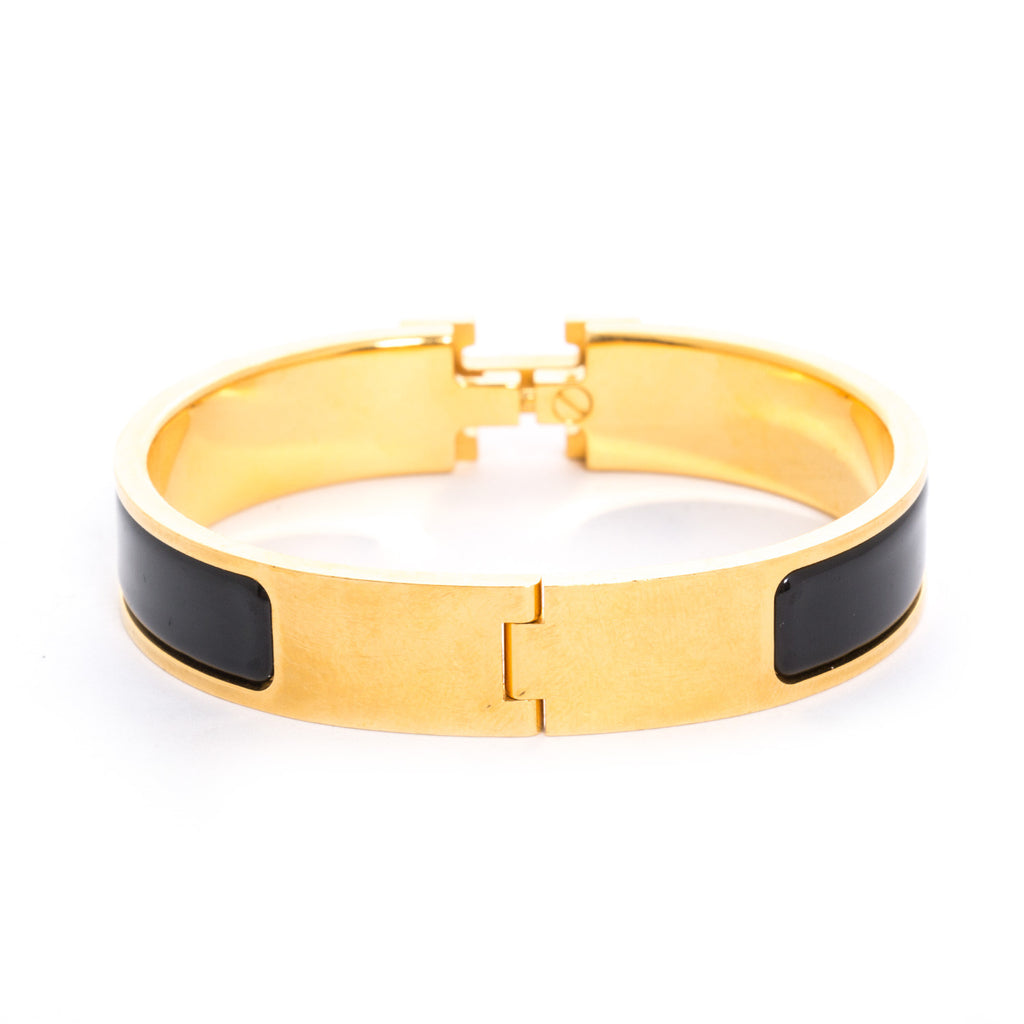 Hermes Narrow Clic Clac H Bracelet - revogue