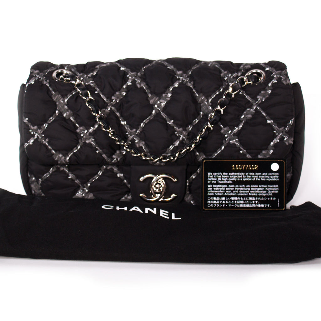 Chanel Nylon Tweed Stitch Bubble Flap Bags Chanel - Shop authentic new pre-owned designer brands online at Re-Vogue