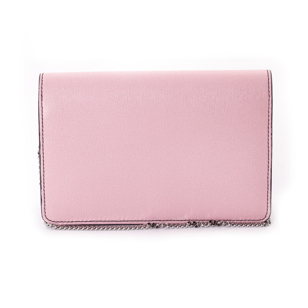 Fendi F is Fendi Tortora Grey Leather Mini Chain Wallet Bag 8M0408 – ZAK  BAGS ©️