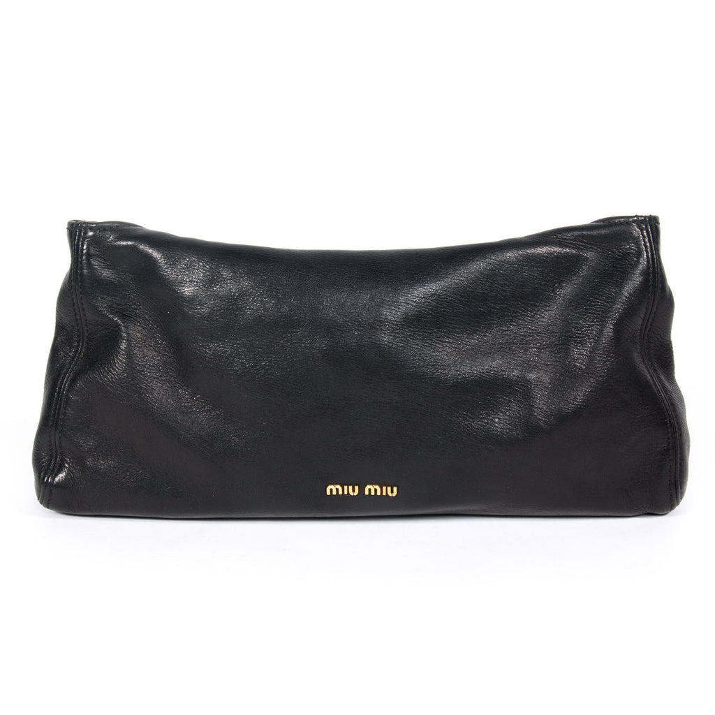 Miu Miu Leather Baguette - revogue