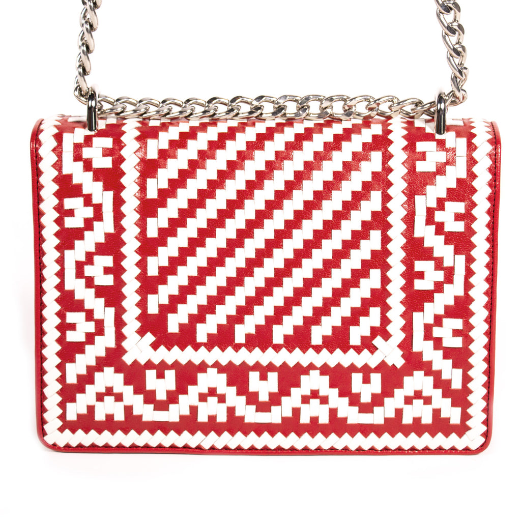 Prada Woven Madras Pattern Shoulder Bag Bags Prada - Shop authentic new pre-owned designer brands online at Re-Vogue