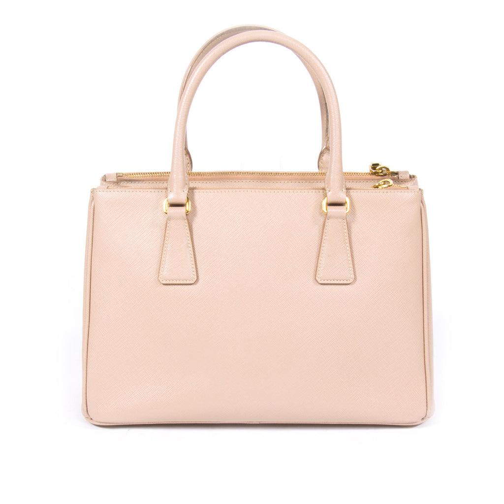 Prada Saffiano Small Double Zip Bag – AMUSED Co