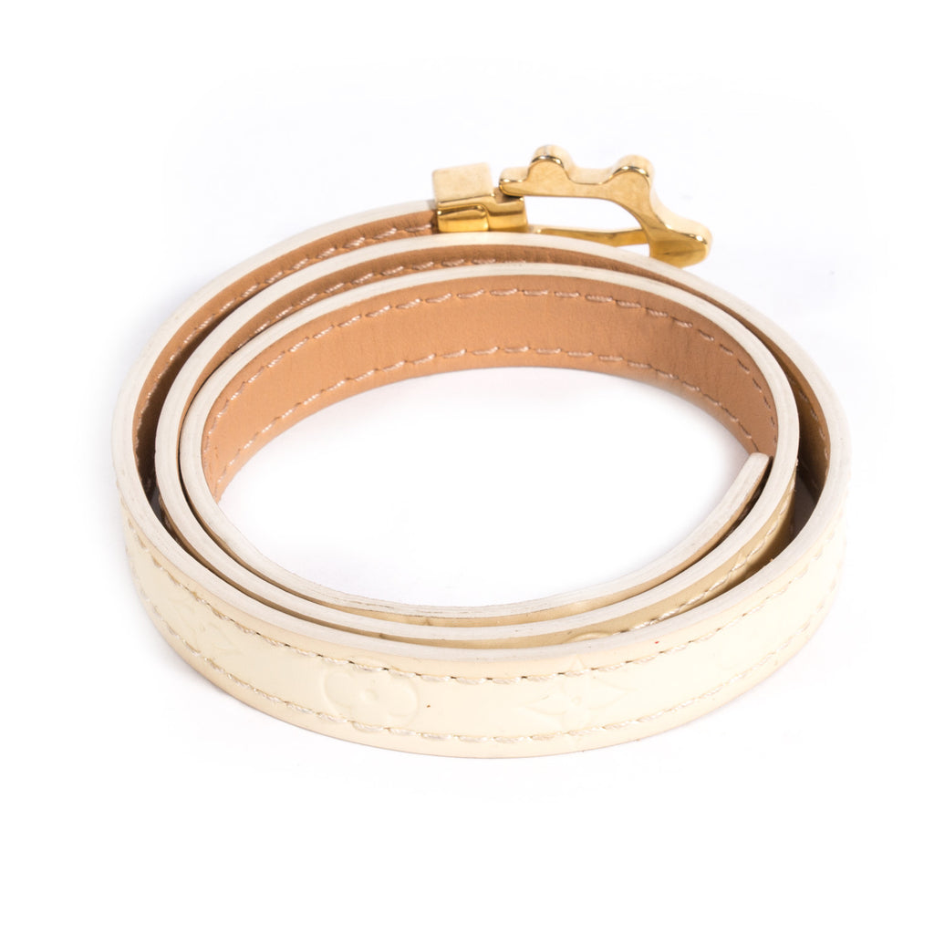 Louis Vuitton Monogram Vernis Fleur Wrap Bracelet 1LVS1215 – Bagriculture