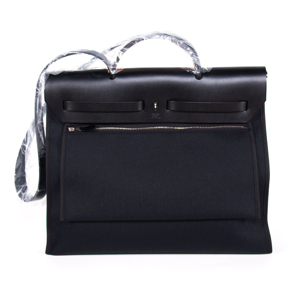 Hermes Herbag Zip 39 Black Bags Hermès - Shop authentic new pre-owned designer brands online at Re-Vogue